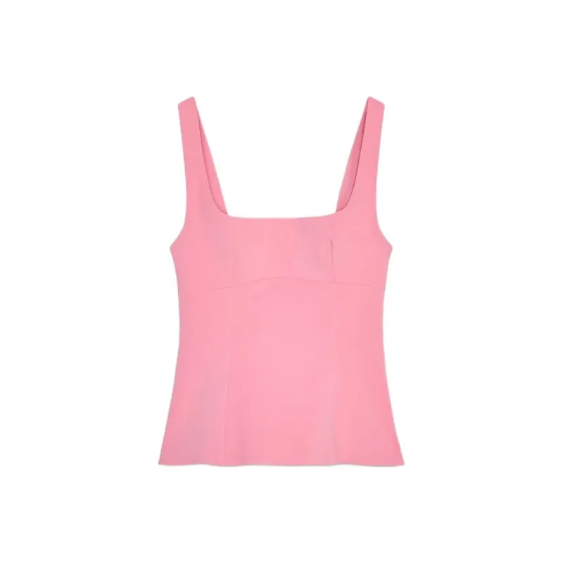 ZARA Tank Tops Women's Pink-0