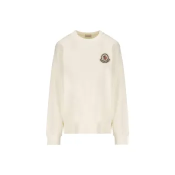 Moncler Logo Patch Long Sleeved Sweatshirt