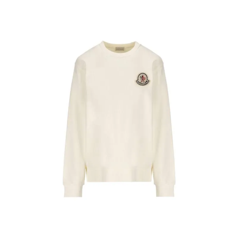 Moncler Logo Patch Long-Sleeved Sweatshirt-0