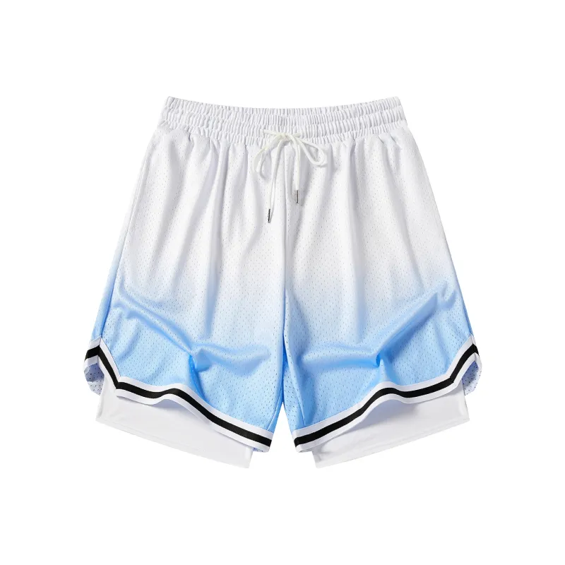 Jean West Basketball Shorts Unisex-4