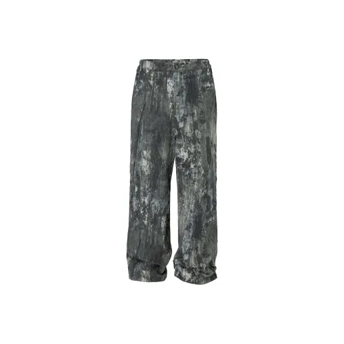FIRE 2 COLD EGO Casual Pants Unisex Gray