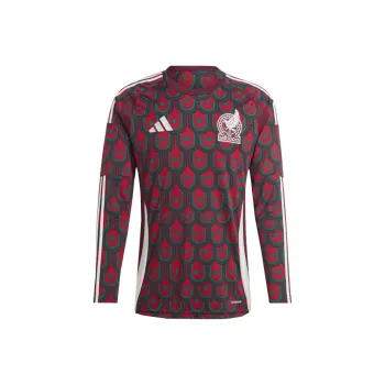 Adidas Free Shipping With AdiClub Mexico 24 Long Sleeve Home Jersey