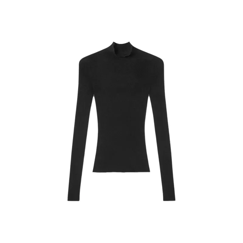 VERSACE Seamless Knit Turtleneck Jumper 'Black'-0