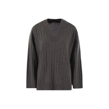 Brunello Cucinelli V Neck Knitted Jumper