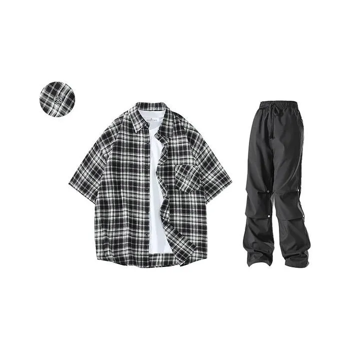 LIVINGTOWN Shirt Matching Set Unisex-0