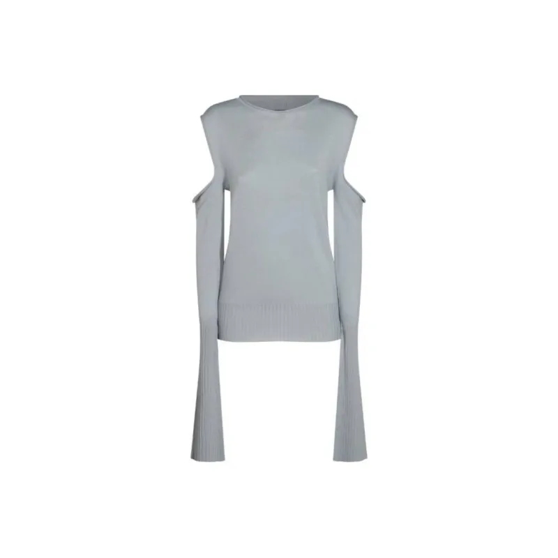 RICK OWENS Cape Sleeve Knitted Top-0