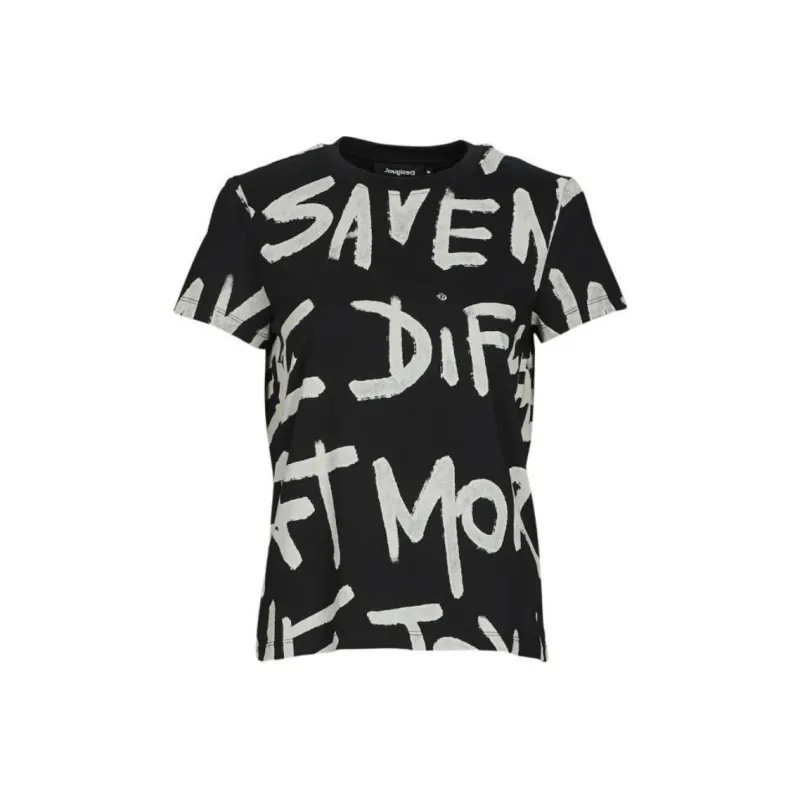Desigual T Shirts Women's Black-0