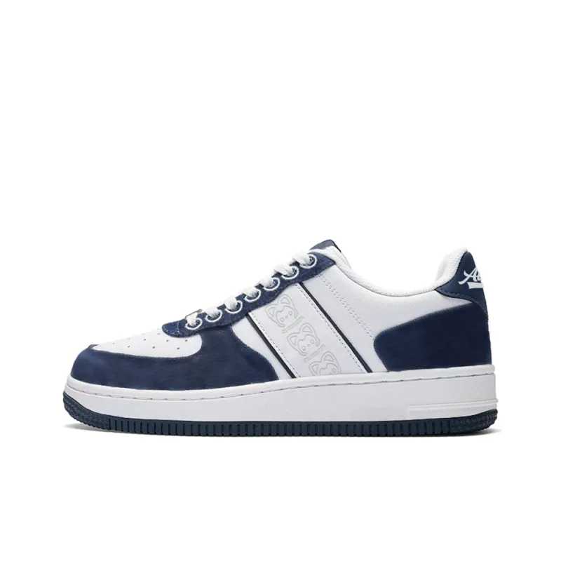ALI THE FOX Low-Top Skateboard Shoes Women's Classic White/Hai Chang Blue-39