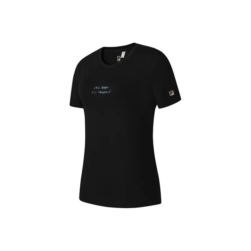 FILA Athletics T Shirt Women's Black-0