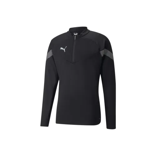 PUMA TEAMFINAL Haut De Foot TeamFINAL Training Quarter Zip Homme Soccer Jersey Men's Black