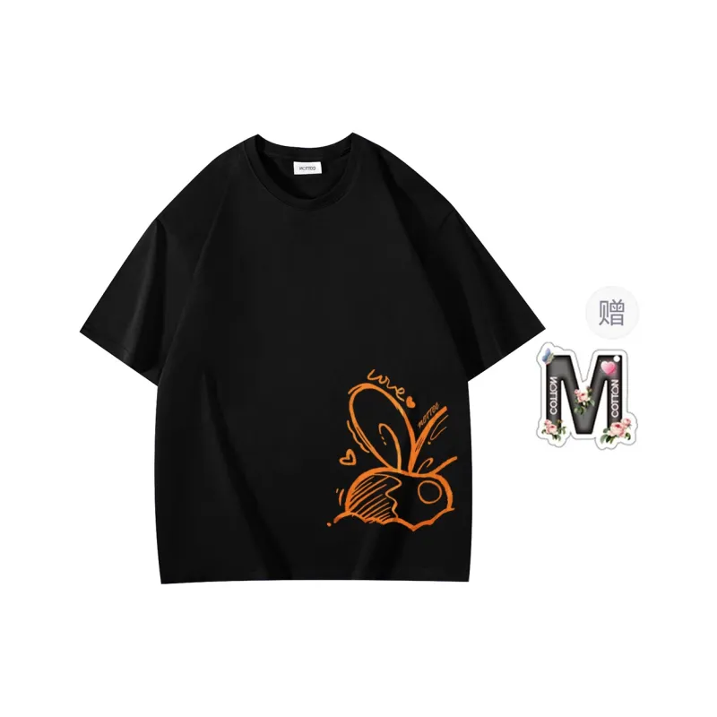 Cotton Shopping Drop Shoulder Sleeve T-Shirt LT Unisex-2