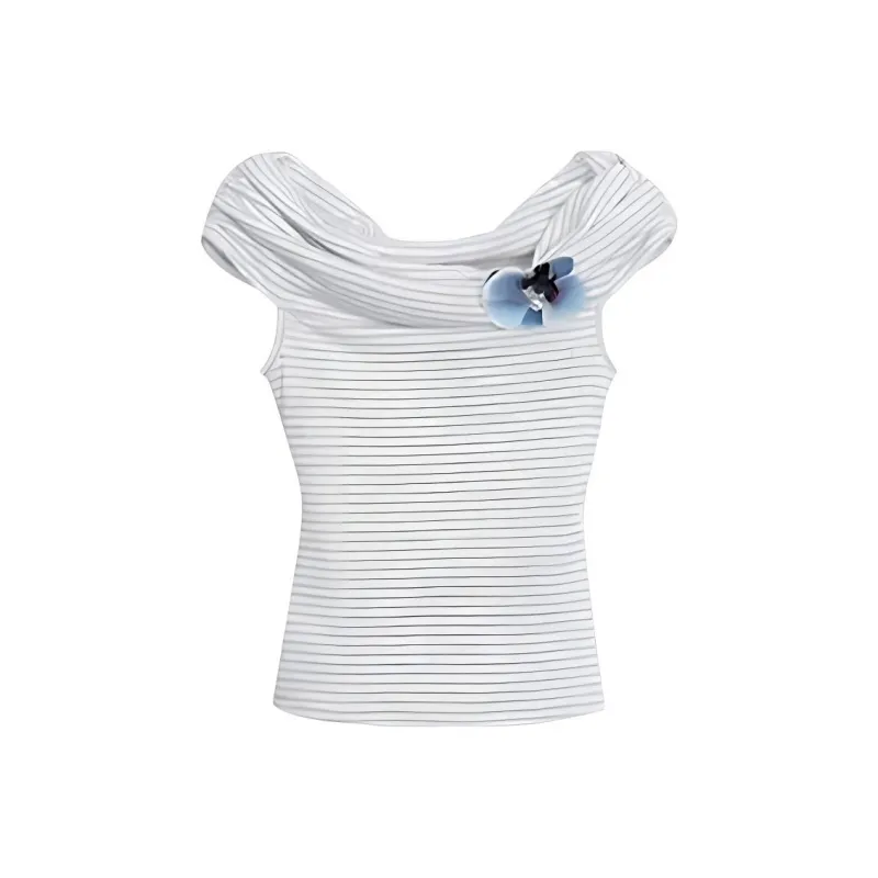 DOSOHEB Petal Sleeve T Shirt Women's-0