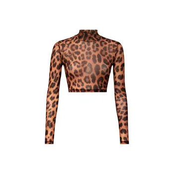 PHILIPP PLEIN Leopard print Cropped Top