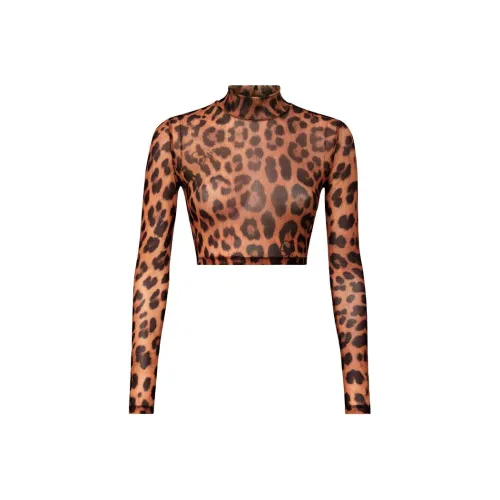 PHILIPP PLEIN Leopard print Cropped Top