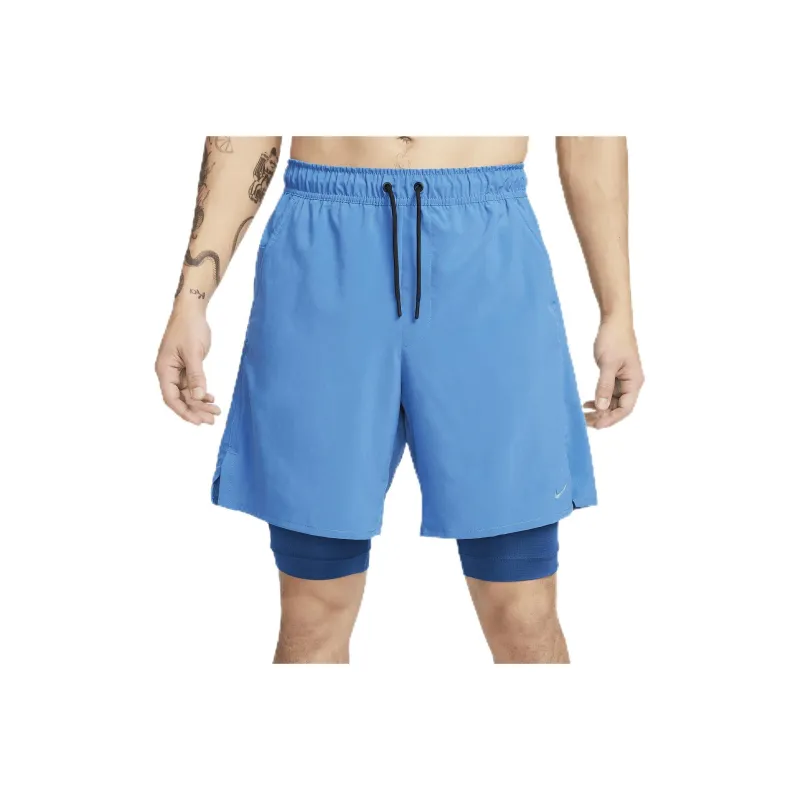 Nike Unlimited Dri FIT Sports Shorts Men's Blue-0