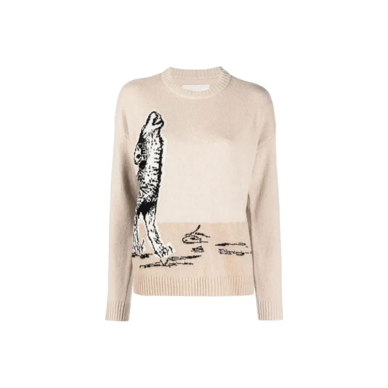 EMPORIO ARMANI Sweaters Women's Ecru-0
