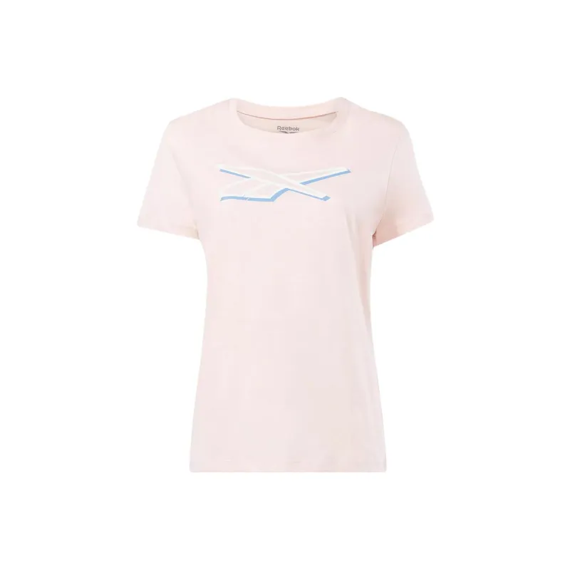 Reebok VECTOR GRAPHIC TEE T-Shirt Women's Pink-0