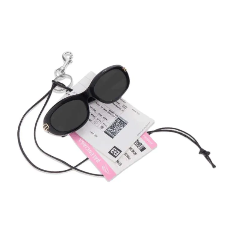 Balenciaga Polyurethane Bag Accessory Unisex White & Black & Pink-3
