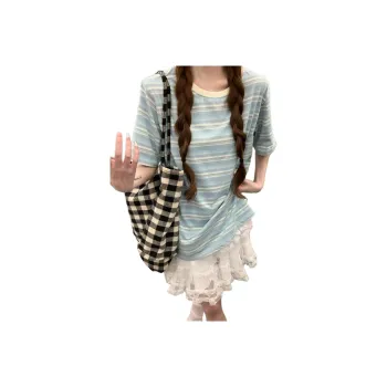Mu Xiao Xin Set in Sleeve T Shirt Women's Image Color