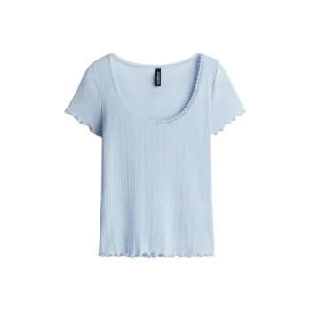 H&M T Shirts Women's Light Blue