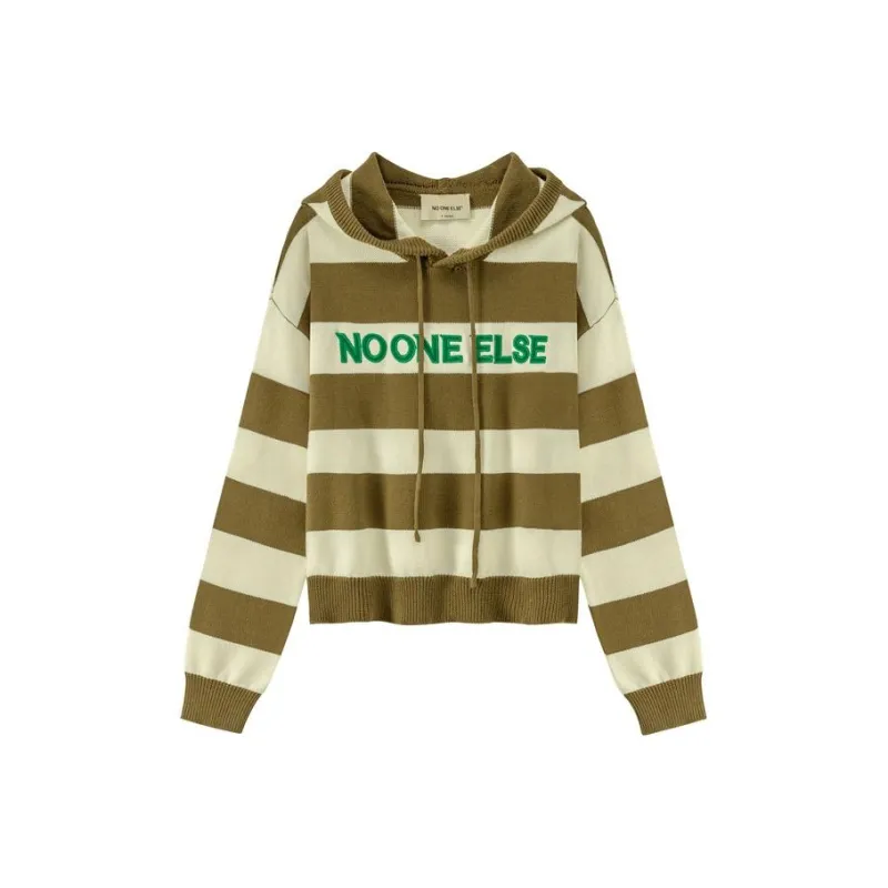 NO ONE ELSE Sweater Women's Mustard Green-0