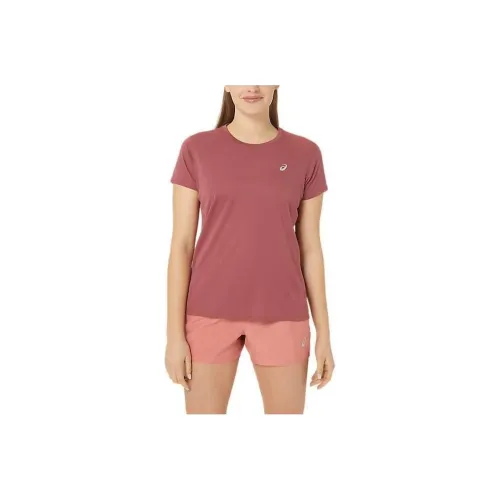 Asics T Shirts Women's Beef Rib Red