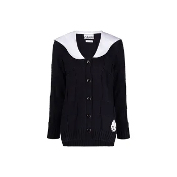 GANNI SS22 Sweater Women's Black