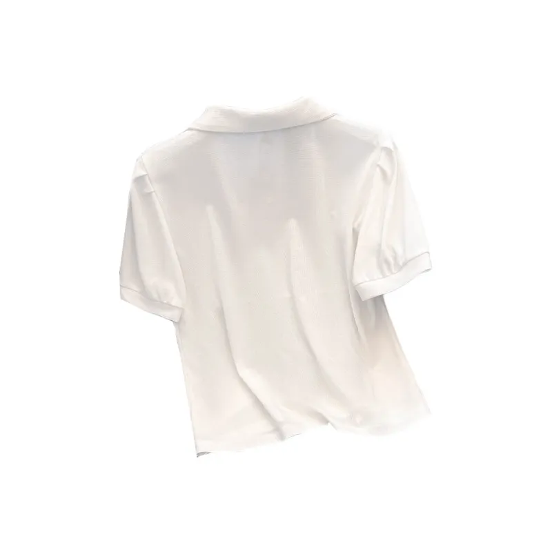 Mu Xiao Xin Puff Sleeve T Shirt Women's-3
