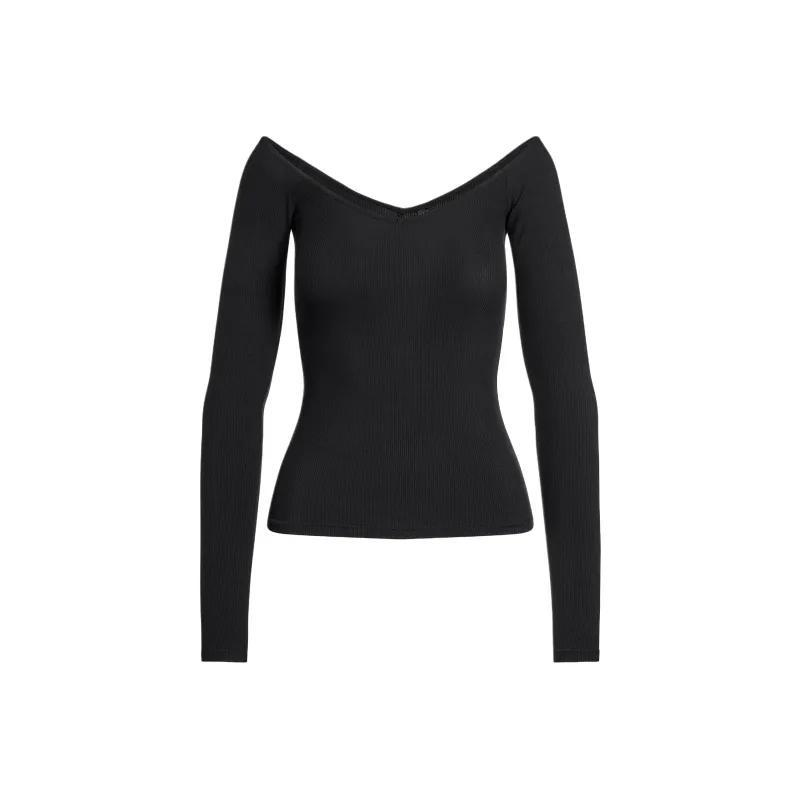SKIMS T Shirt Women's ONYX/Onyx-0
