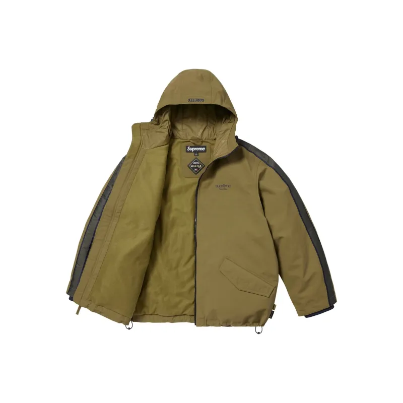 Supreme GORE TEX Stripe Hooded Jacket-5