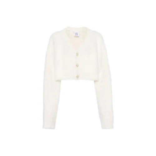 Vetements Fluffy Fancy Button Cropped Cardigan 'Beige'