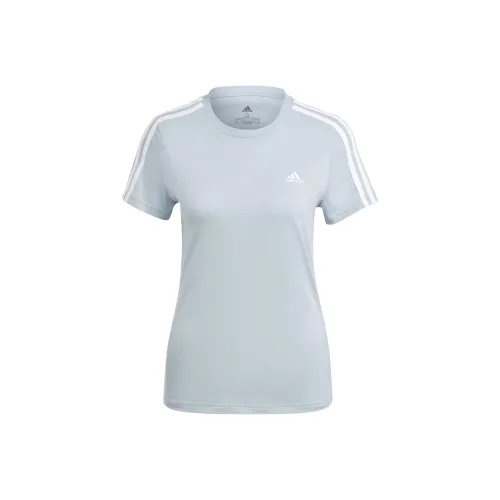Adidas Free Shipping With AdiClub Essentials Slim 3 Stripes Tee