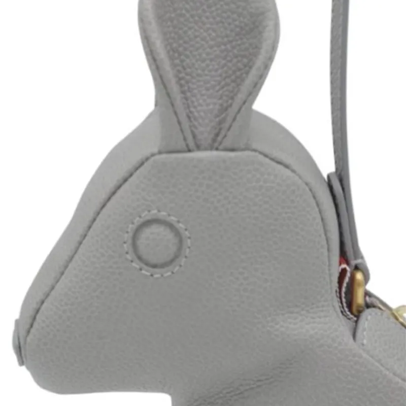THOM BROWNE Squirrel Motif Zipped Shoulder Bag-4
