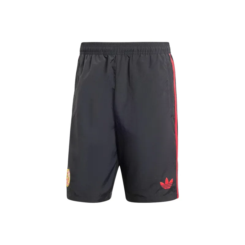 Adidas x Stone Roses Manchester United Soccer Bottoms Men's Black-0