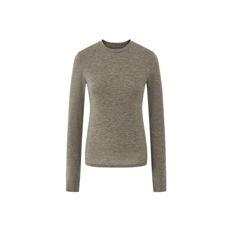 EVISTUB Long Sleeved T Shirt Innerwear Base Top Women's-0