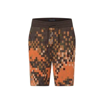 LOUIS VUITTON Jacquard Cotton Shorts