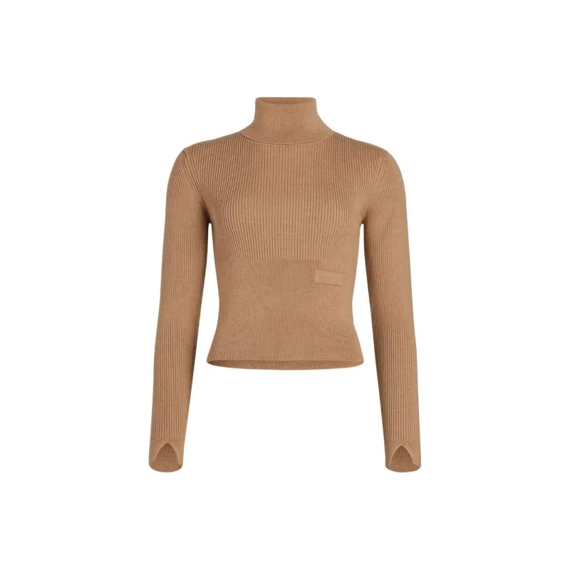 Patou Ribbed Roll neck Sweater-0