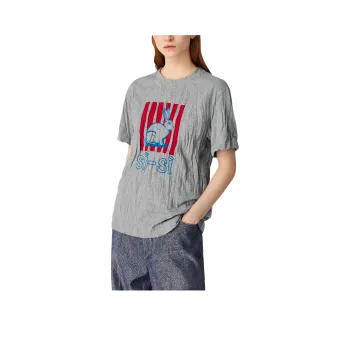 Bottega Veneta SS25 Regular T Shirt Women's Light Gray