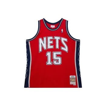 Mitchell & Ness Basketball Jersey SW Fan Edition Carter 2006 07 Season Nets, Carter Size 15 Men's Red