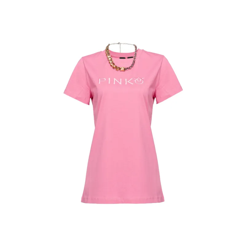 PINKO Regular T Shirt Women's Pink-0