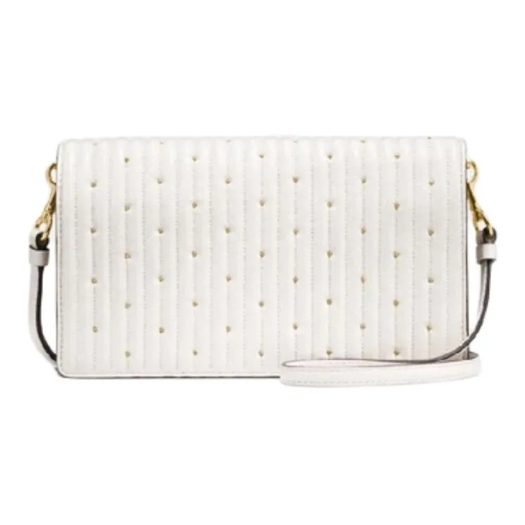 COACH Hayden Leather Shoulder Bag Crossbody Bag Women's Pink White-1