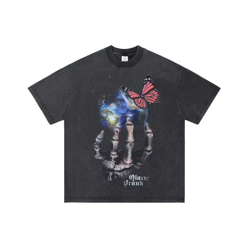 BEAR UNION T-Shirt Unisex Black-0