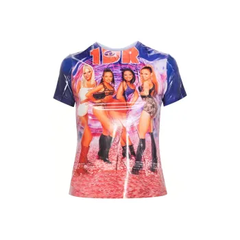 DIESEL Photograph Printed Crewneck T Shirt