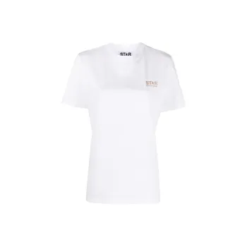Golden Goose Logo Printed Crewneck T Shirt
