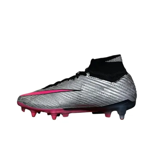 nike mint Zoom stars Superfly 9 Anti Slip Wear Resistant Soccer Shoes Men's Silver Black