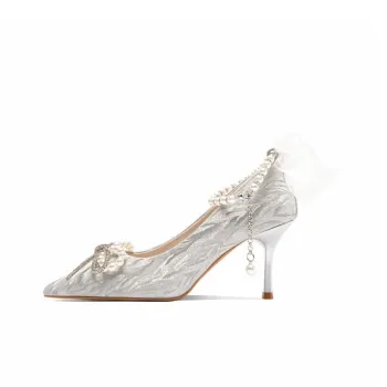 Be Good Myriad Stars Fluttering, Iridescent Shadows Dancing Slim Heel High Heels Women's Gift Box Set