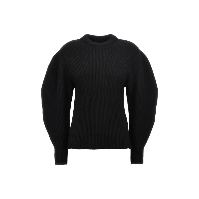 JIL SANDER Crewneck Puff Sleeved Jumper-0