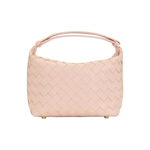 Bottega Veneta Leather Handbag Mini Women's Pink