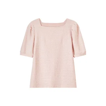 SENTUBILA Puff Sleeve T Shirt Women's