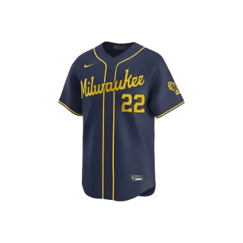 Nike Christian Yelich Milwaukee Brewers Men's Nike Dri FIT Adv Mlb Limited Jersey